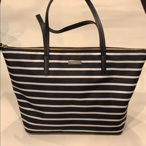 Kate Spade Nylon Tote Bag with zipper closing.